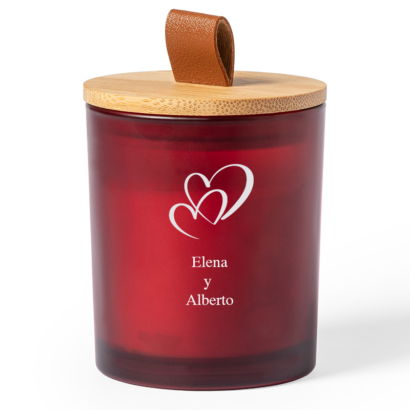 Regalos personalizados: Velas personalizadas: Vela aromática grabada