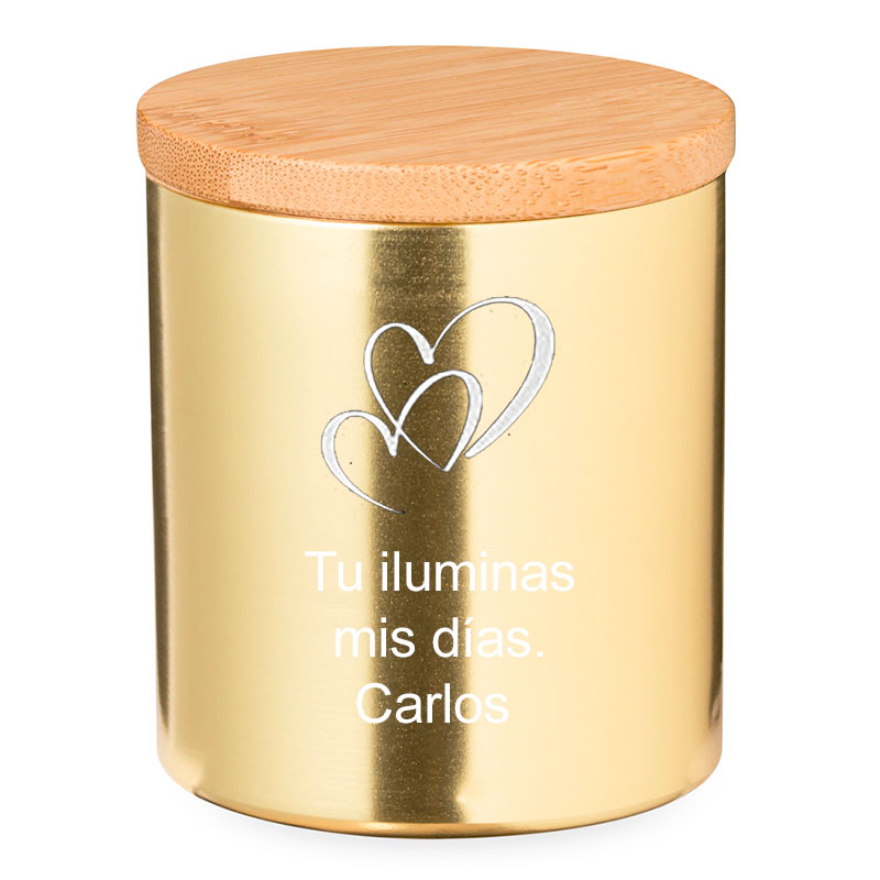 Regalos personalizados: Velas personalizadas: Vela aromática personalizada