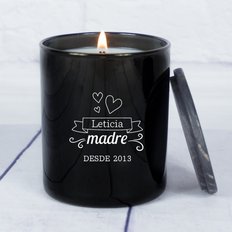 Regalos personalizados: Velas personalizadas: Vela grabada Mamá desde...