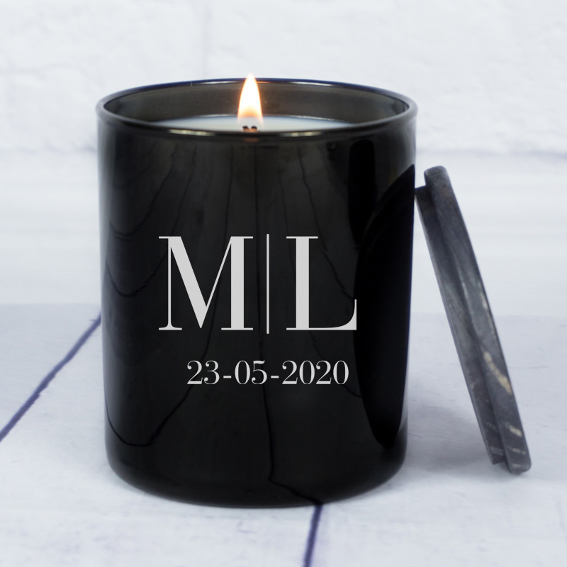 Regalos personalizados: Velas personalizadas: Vela personalizada con monograma