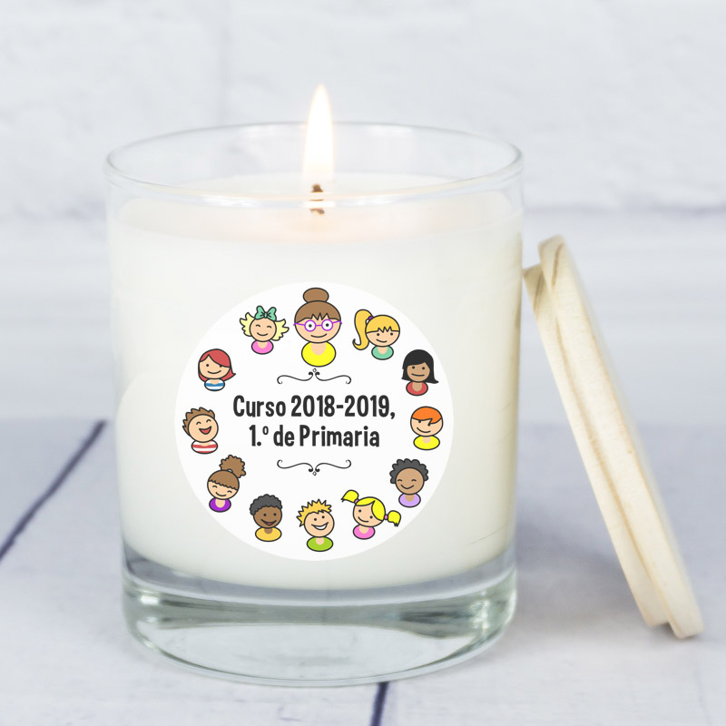 Regalos personalizados: Velas personalizadas: Vela personalizada divertida para profe