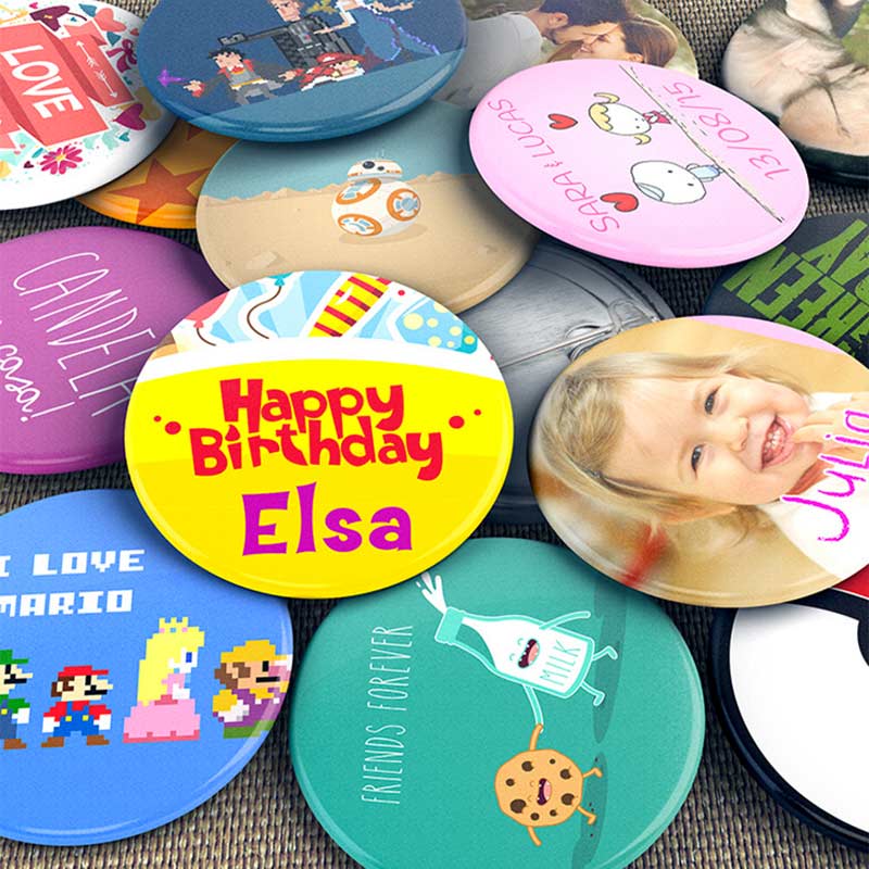 Regalos personalizados: Regalos con fotos: Chapas personalizadas