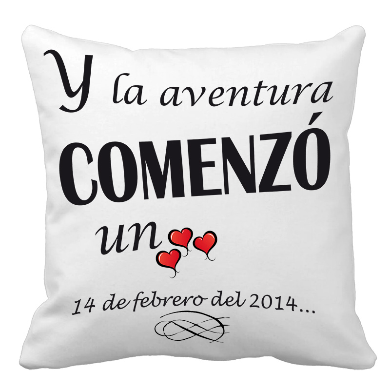 Regalos personalizados: Diseño y decoración: Cojín personalizado Amor