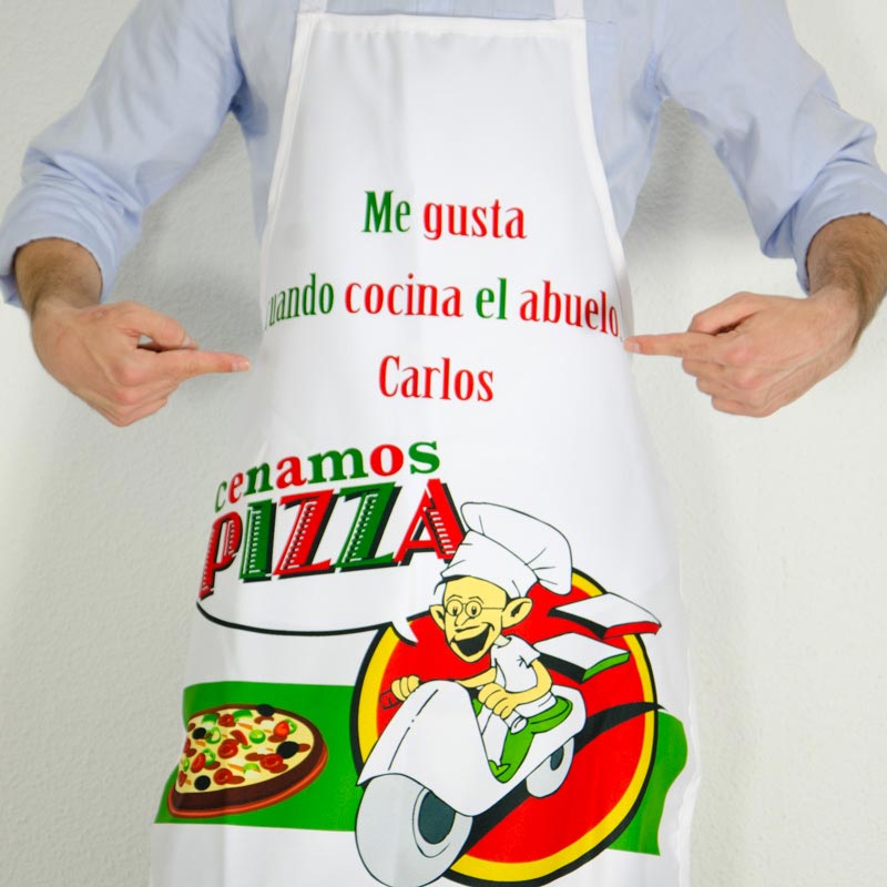 Regalos personalizados: Delantales personalizados: Delantal personalizado hoy cocina el abuelo