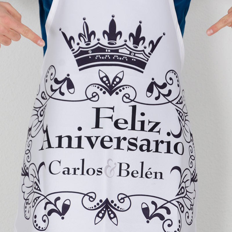 Regalos personalizados: Delantales personalizados: Delantal personalizado para aniversario