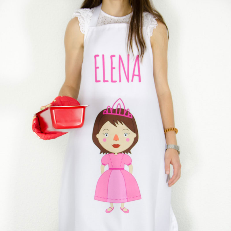 Regalos personalizados: Delantales personalizados: Delantal personalizado Princesita