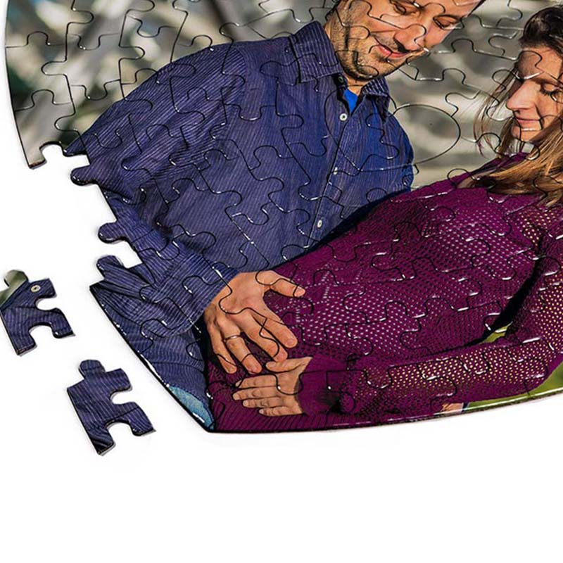 Regalos personalizados: Regalos con fotos: Puzzle corazón personalizado con caja