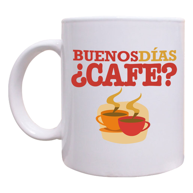 Regalos personalizados: Tazas personalizadas: Taza Buenos Días personalizada