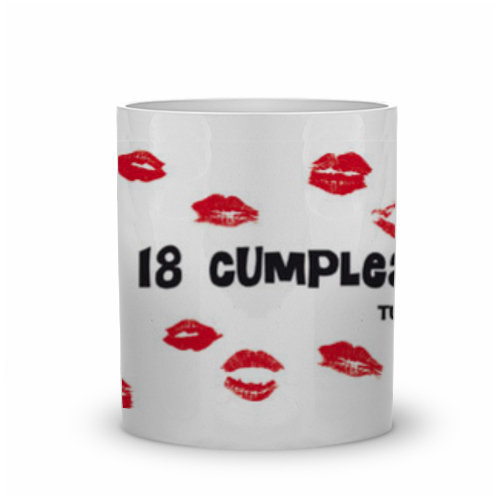 Taza personalizada cumpleaños foto+texto - Regalos el Escudo