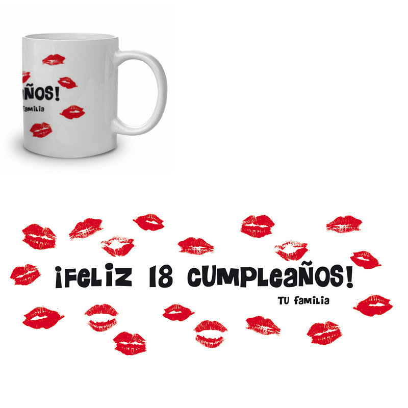 Regalos personalizados: Tazas personalizadas: Taza "Feliz cumpleaños" personalizada