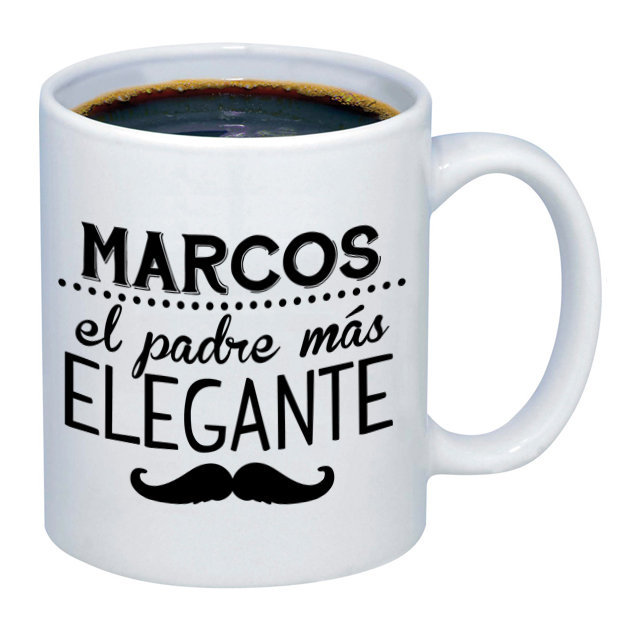 Regalos personalizados: Tazas personalizadas: Taza personalizada para padre más elegante