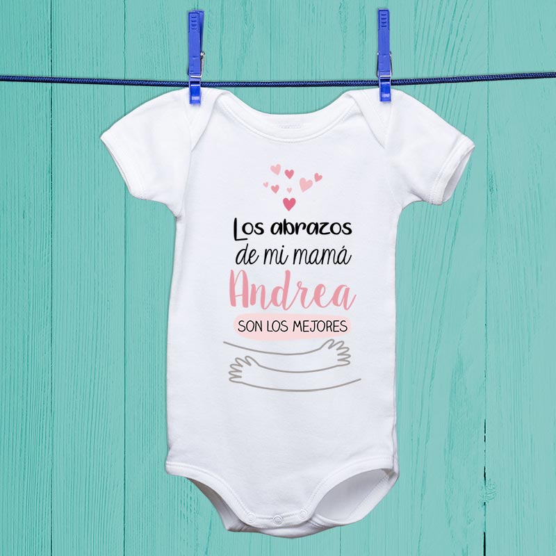 Regalos personalizados: Regalos con nombre: Body personalizado abrazos