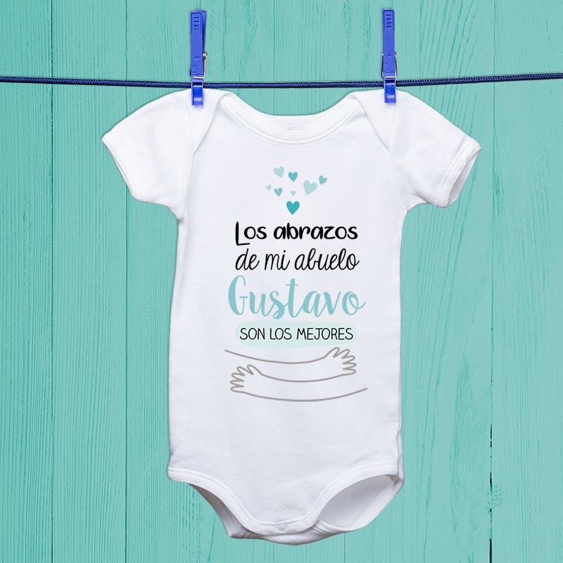 Regalos personalizados: Regalos con nombre: Body personalizado abrazos