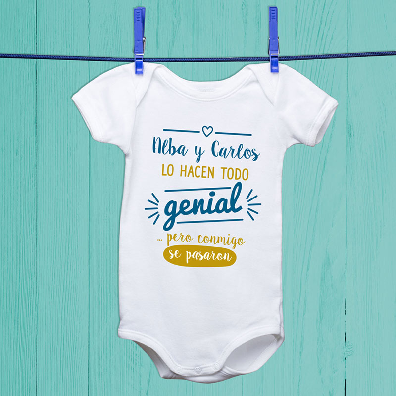 BODY DE BEBE PERSONALIZADO