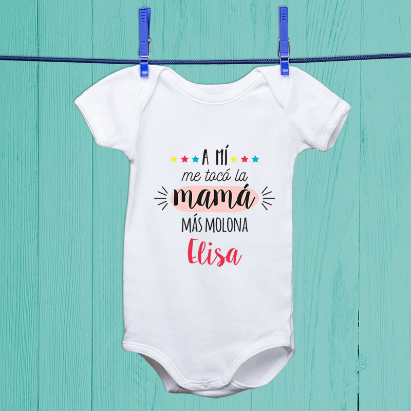 Regalos personalizados: Regalos con nombre: Body personalizado familia molona