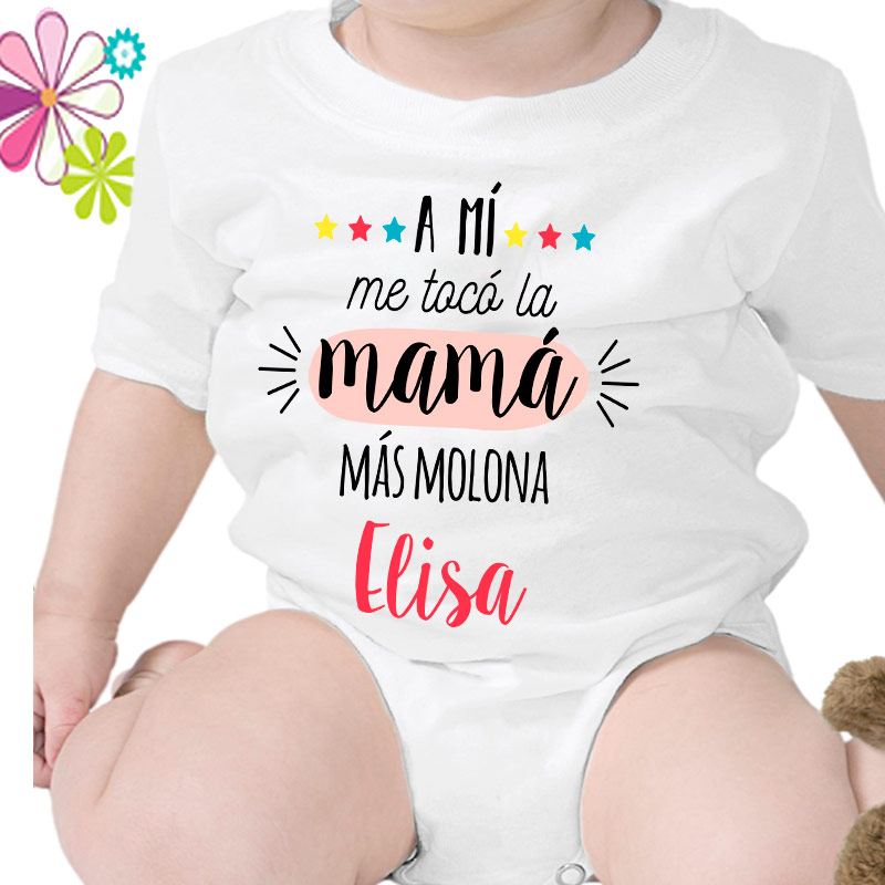 Regalos personalizados: Regalos con nombre: Body personalizado familia molona