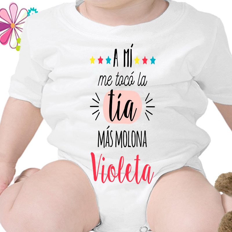 Regalos personalizados: Regalos con nombre: Body personalizado familia molona