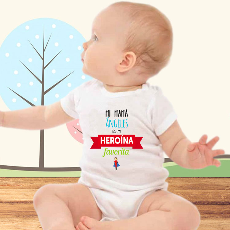 Regalos personalizados: Regalos con nombre: Body personalizado héroe