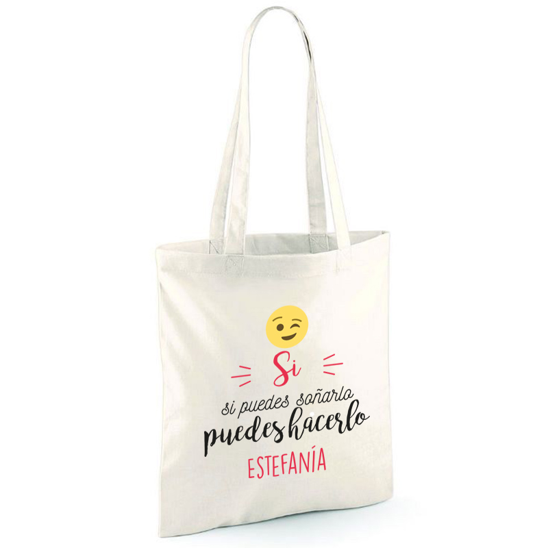 Regalos personalizados: Regalos con nombre: Bolsa tote bag divertida personalizada