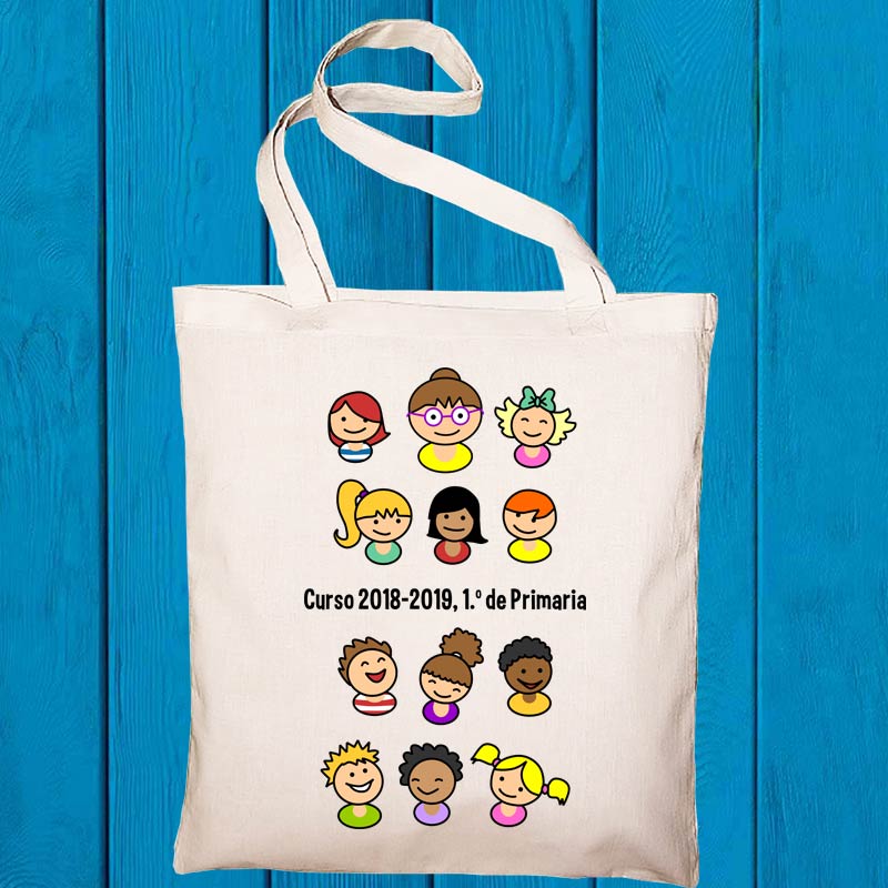 Regalos personalizados: Bolsas personalizadas: Bolsa tote bag personalizada para profe