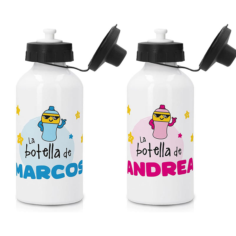 Botella cantimplora infantil personalizada