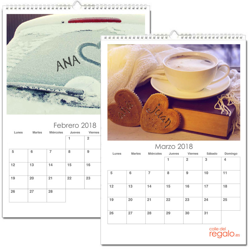 Regalos personalizados: Regalos con nombre: Calendario Boda personalizado