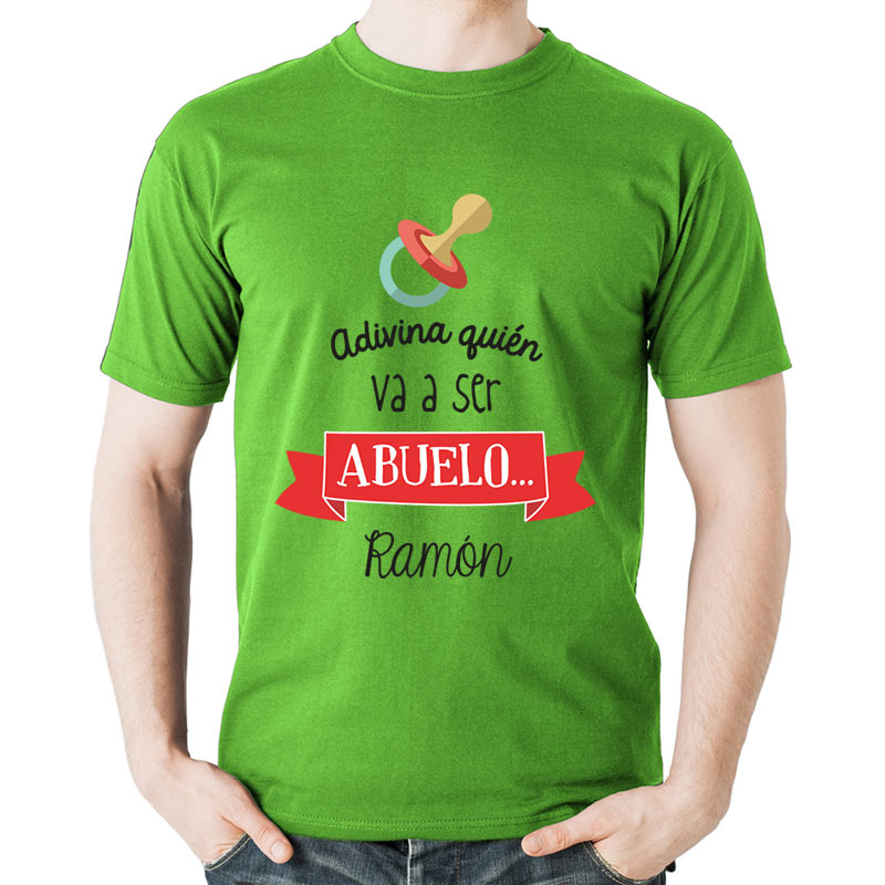 Camiseta adivina quién va a ser abuela 02 - Camisetas Personalizadas