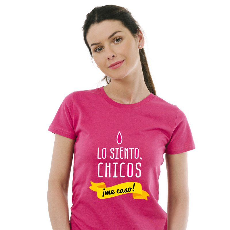 Regalos personalizados: Camisetas personalizadas: Camiseta despedida de solteras ¡Me caso!