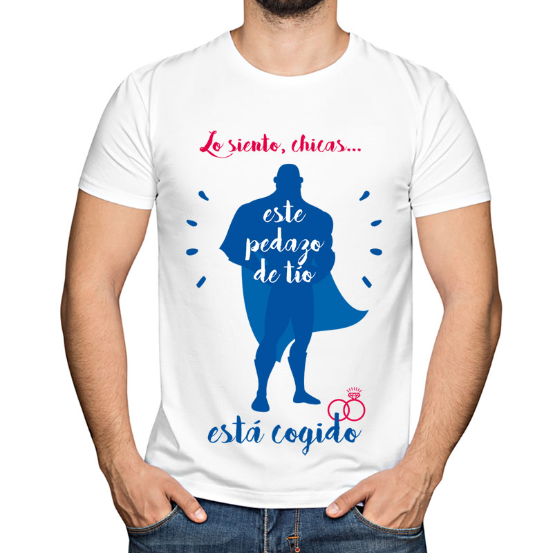 Regalos personalizados: Camisetas personalizadas: Camiseta despedida de solteros Lo siento, chicas..