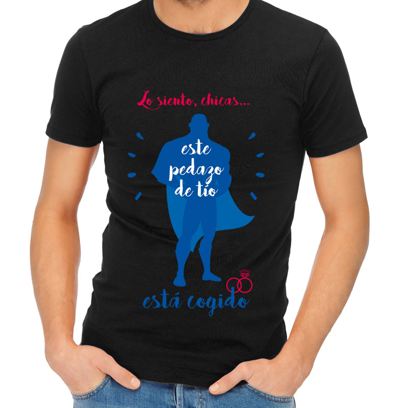 Regalos personalizados: Camisetas personalizadas: Camiseta despedida de solteros Lo siento, chicas..