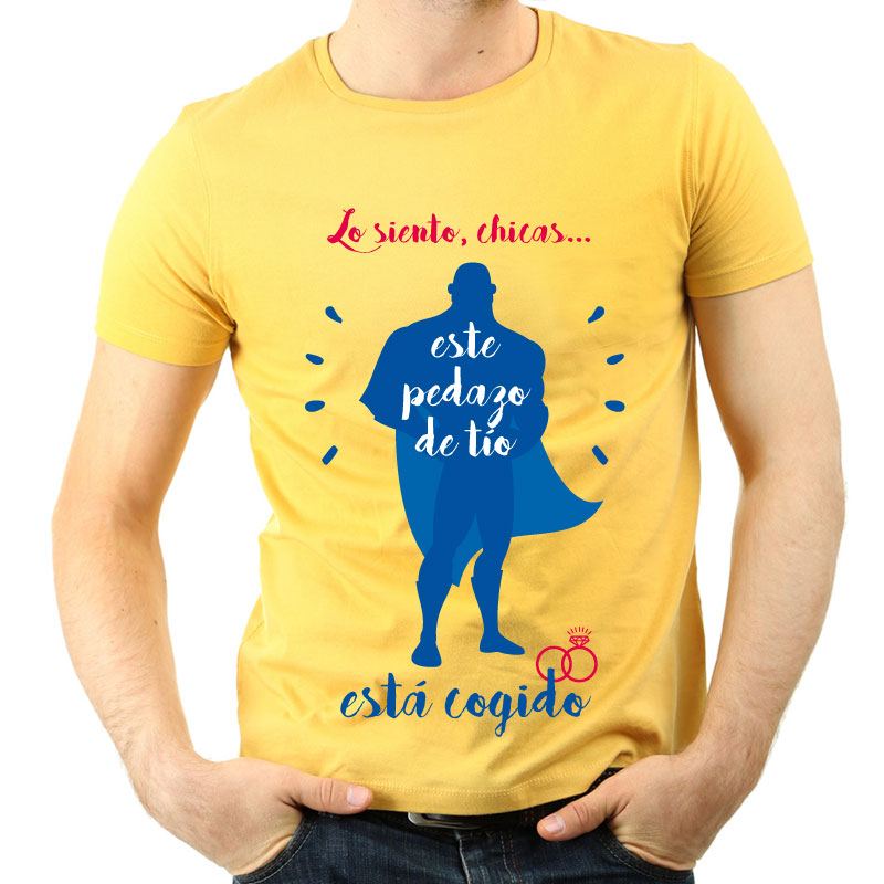 Regalos personalizados: Camisetas personalizadas: Camiseta despedida de solteros Lo siento, chicas..