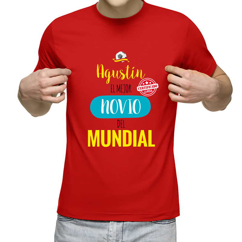 Regalos personalizados: Camisetas personalizadas: Camiseta el mejor del mundial