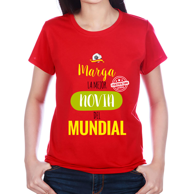 Regalos personalizados: Camisetas personalizadas: Camiseta el mejor del mundial