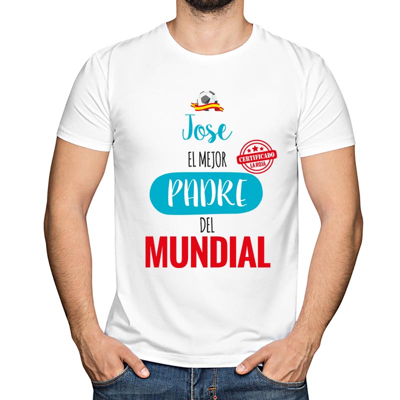 Regalos personalizados: Camisetas personalizadas: Camiseta el mejor del mundial