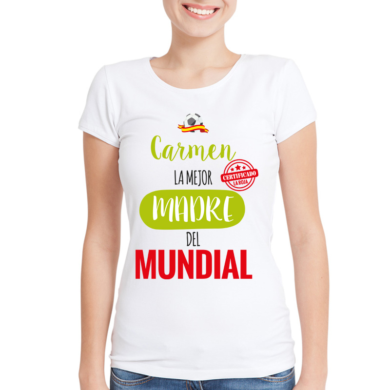 Regalos personalizados: Camisetas personalizadas: Camiseta el mejor del mundial