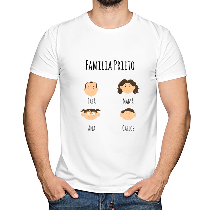 Camiseta familia