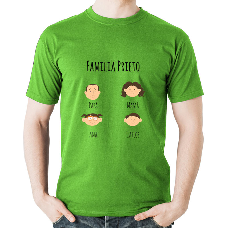 Regalos personalizados: Camisetas personalizadas: Camiseta familia personalizada