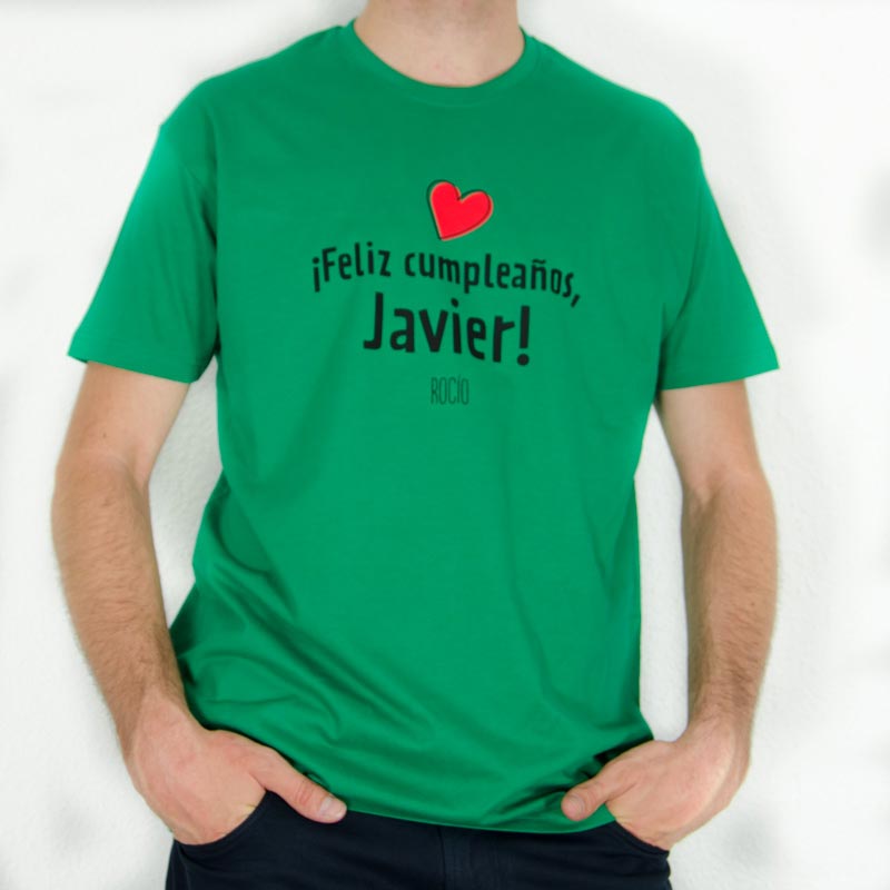 Camiseta feliz cumpleaños hombre