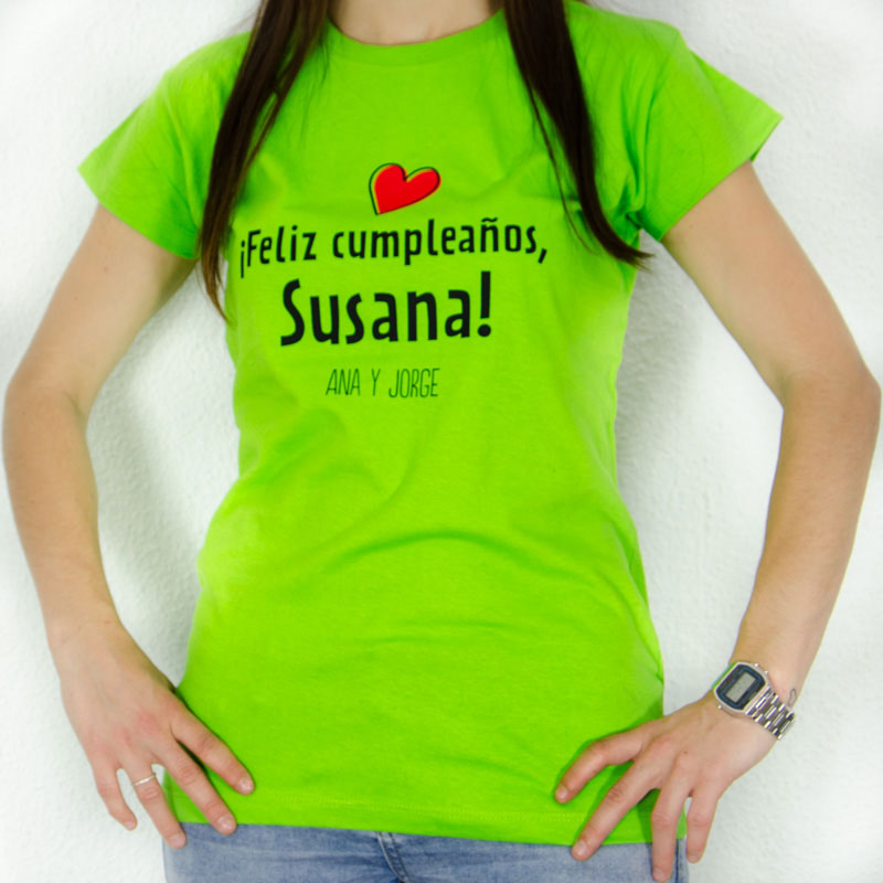 camisetas de cumpleaños mujer