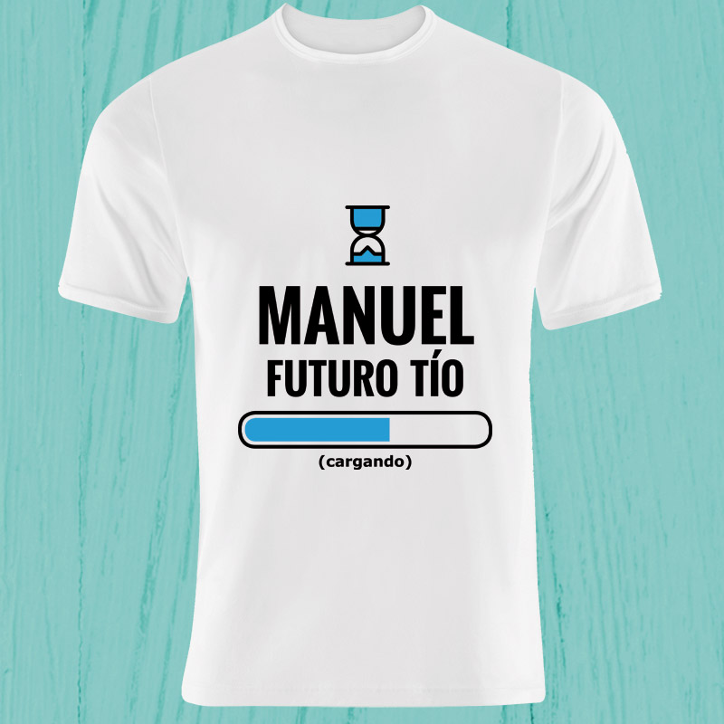 Regalos personalizados: Camisetas personalizadas: Camiseta futuro tío personalizada