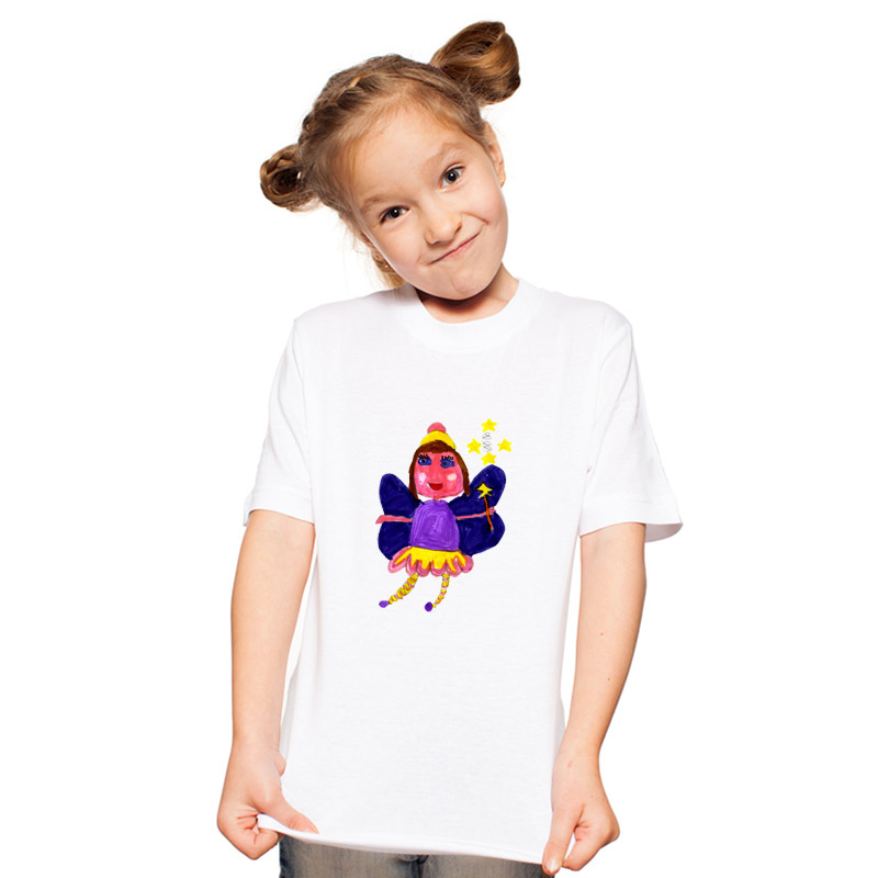 Regalos personalizados: Camisetas personalizadas: Camiseta infantil personalizada con el dibujo de tu hijo
