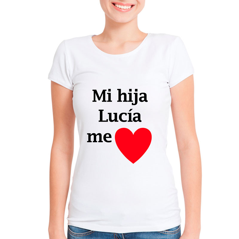 Regalos personalizados: Camisetas personalizadas: Camiseta me quiere personalizada