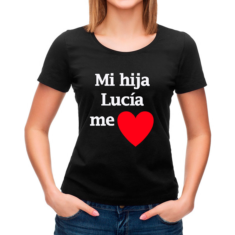 Regalos personalizados: Camisetas personalizadas: Camiseta me quiere personalizada