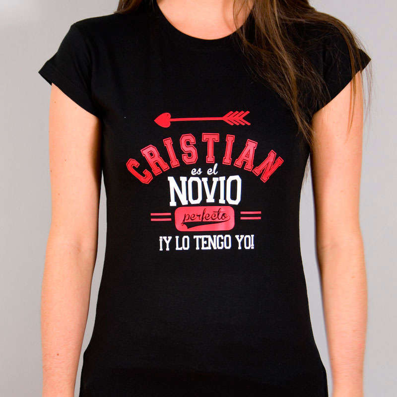 Regalos personalizados: Camisetas personalizadas: Camiseta Novio Perfecto personalizada