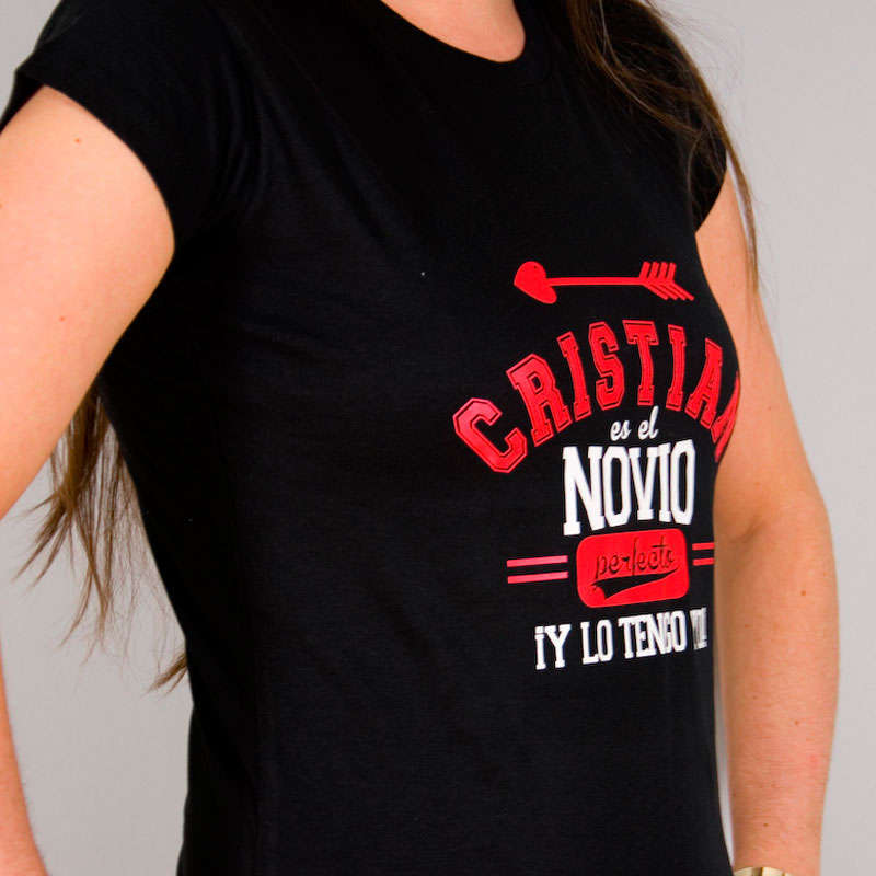 Regalos personalizados: Camisetas personalizadas: Camiseta Novio Perfecto personalizada