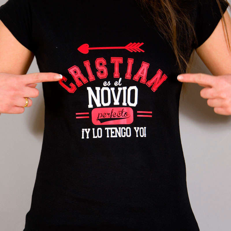 Regalos personalizados: Camisetas personalizadas: Camiseta Novio Perfecto personalizada