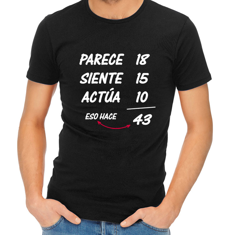 Regalos personalizados: Camisetas personalizadas: Camiseta para cumpleaños personalizada