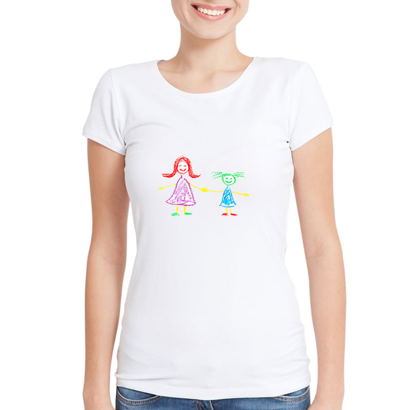 Regalos personalizados: Regalos con el dibujo de tus hijos: Camiseta personalizada con el dibujo de tu hijo