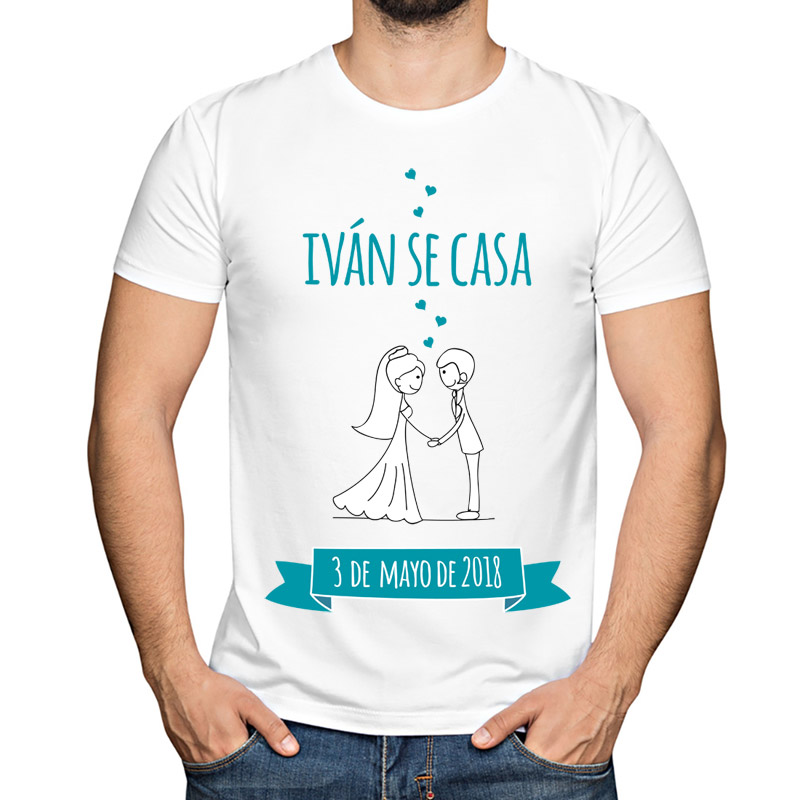 Camiseta personalizada despedida de solteros