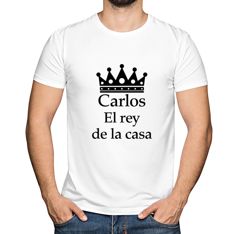 Operación posible Fértil suelo Camiseta personalizada "El rey de la casa"